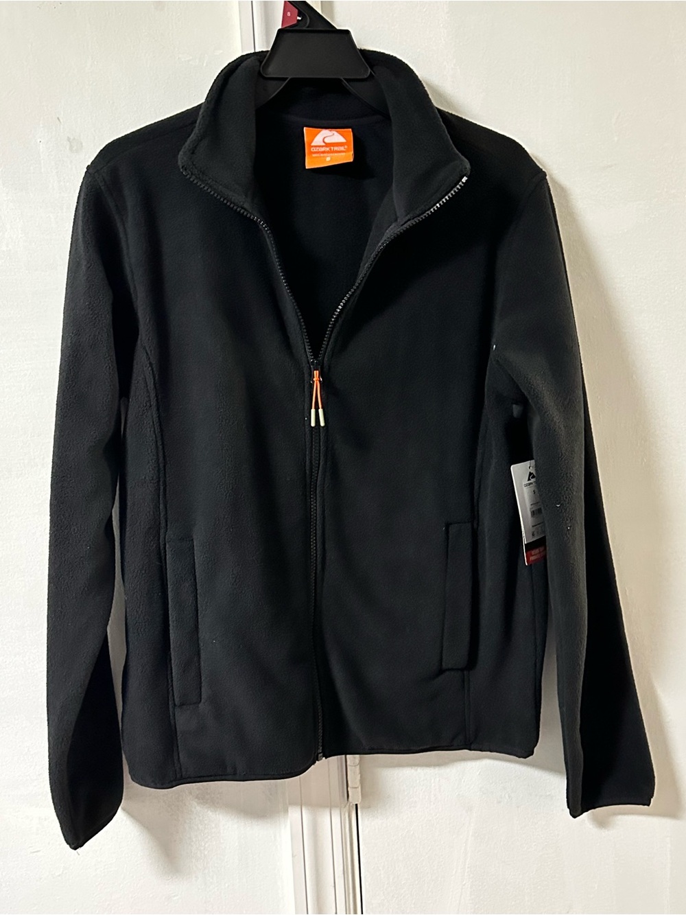 Ozark Trail Men's Black Fleece Lightweight Jacket